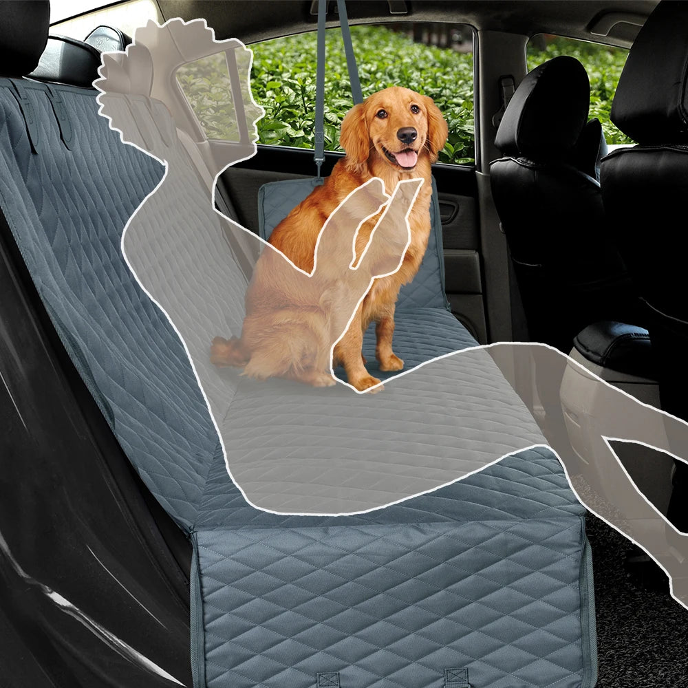 Waterproof Travel Hammock Rear Car Seat Protector For Dogs or Cats