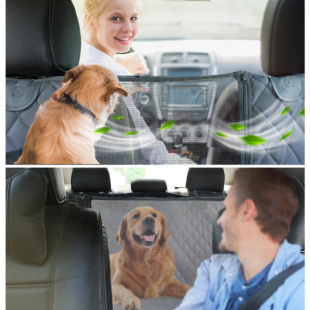 Waterproof Travel Hammock Rear Car Seat Protector For Dogs or Cats