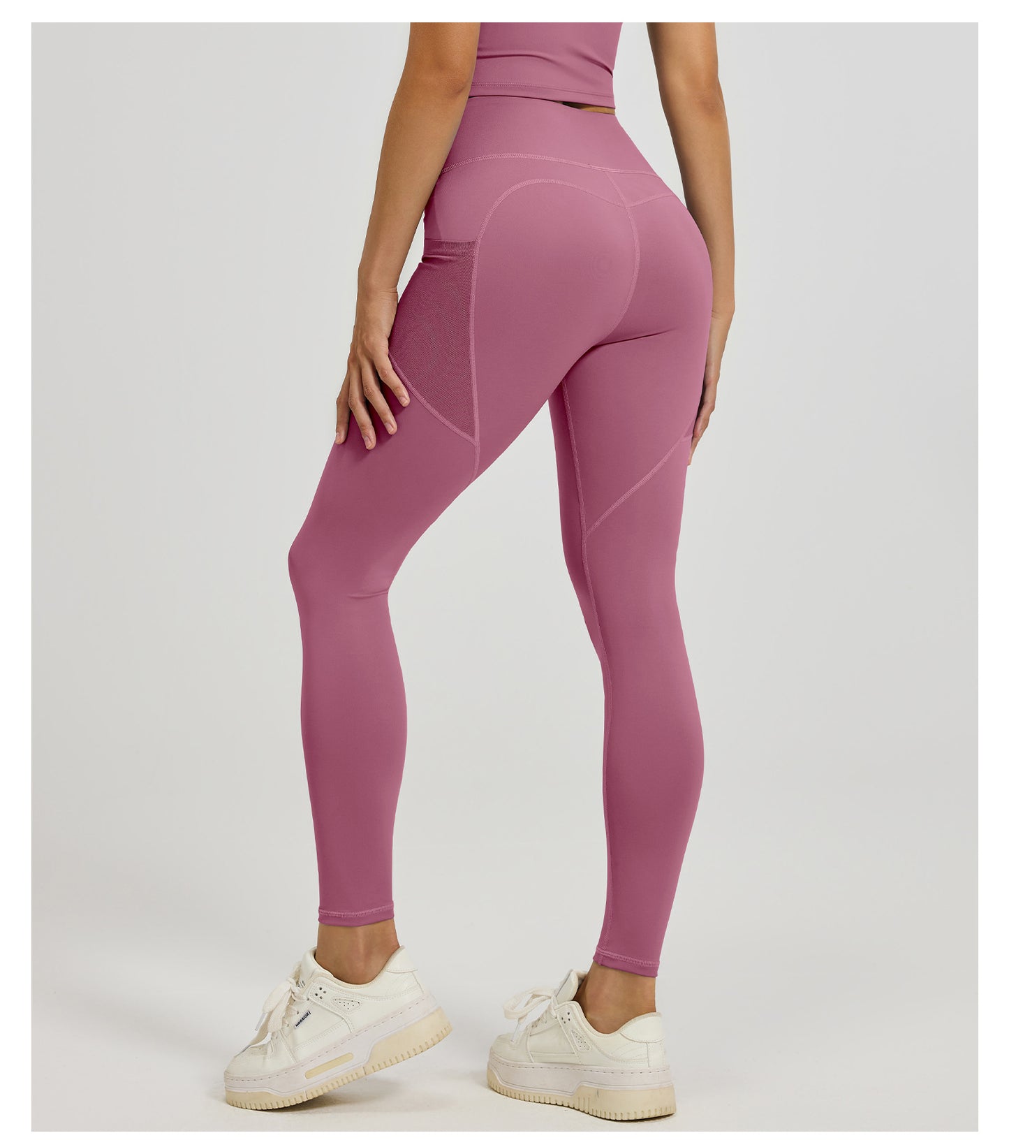 Women High Waisted Fitness Leggings 2 Pack For Gym Running