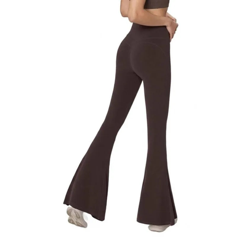 Flared Leggings Women High Waist Yoga Pants Breathable Quick Dry