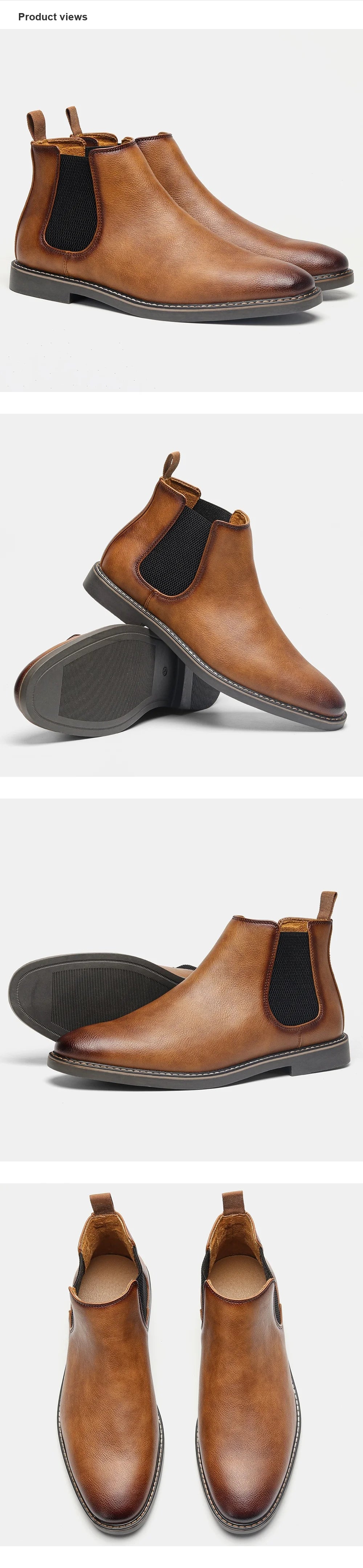 Journey Men's Casual Chelsea Boots Comfortable Everyday Footwear