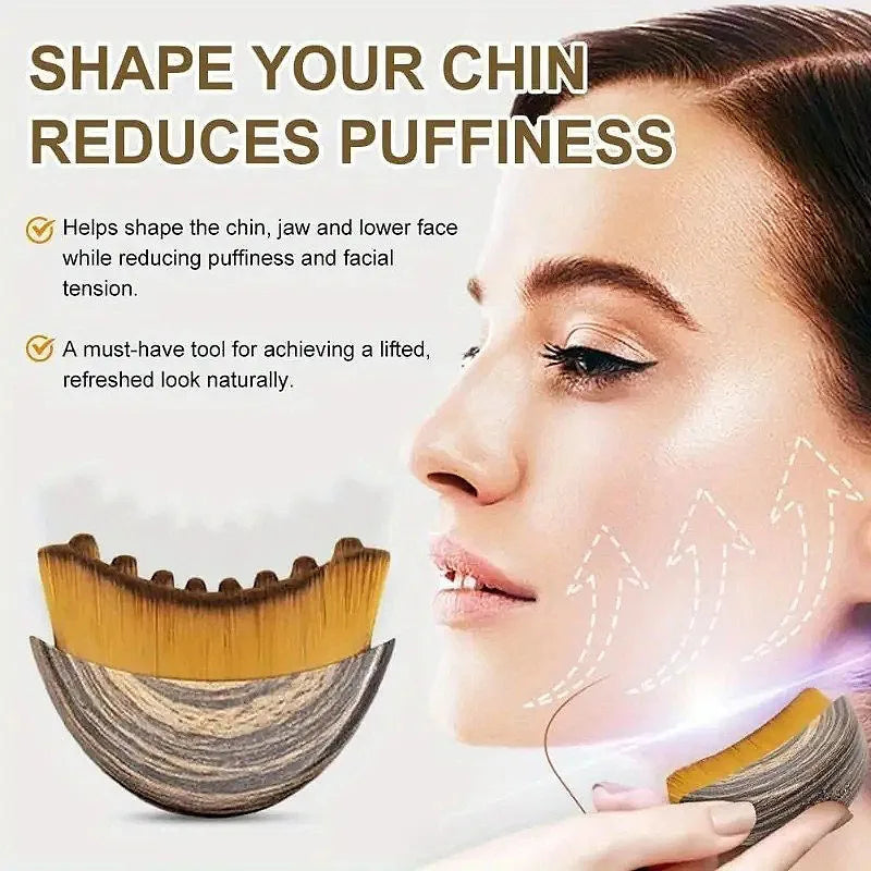 Precise Fit Ergonomic Lymphatic Contour Face Brush