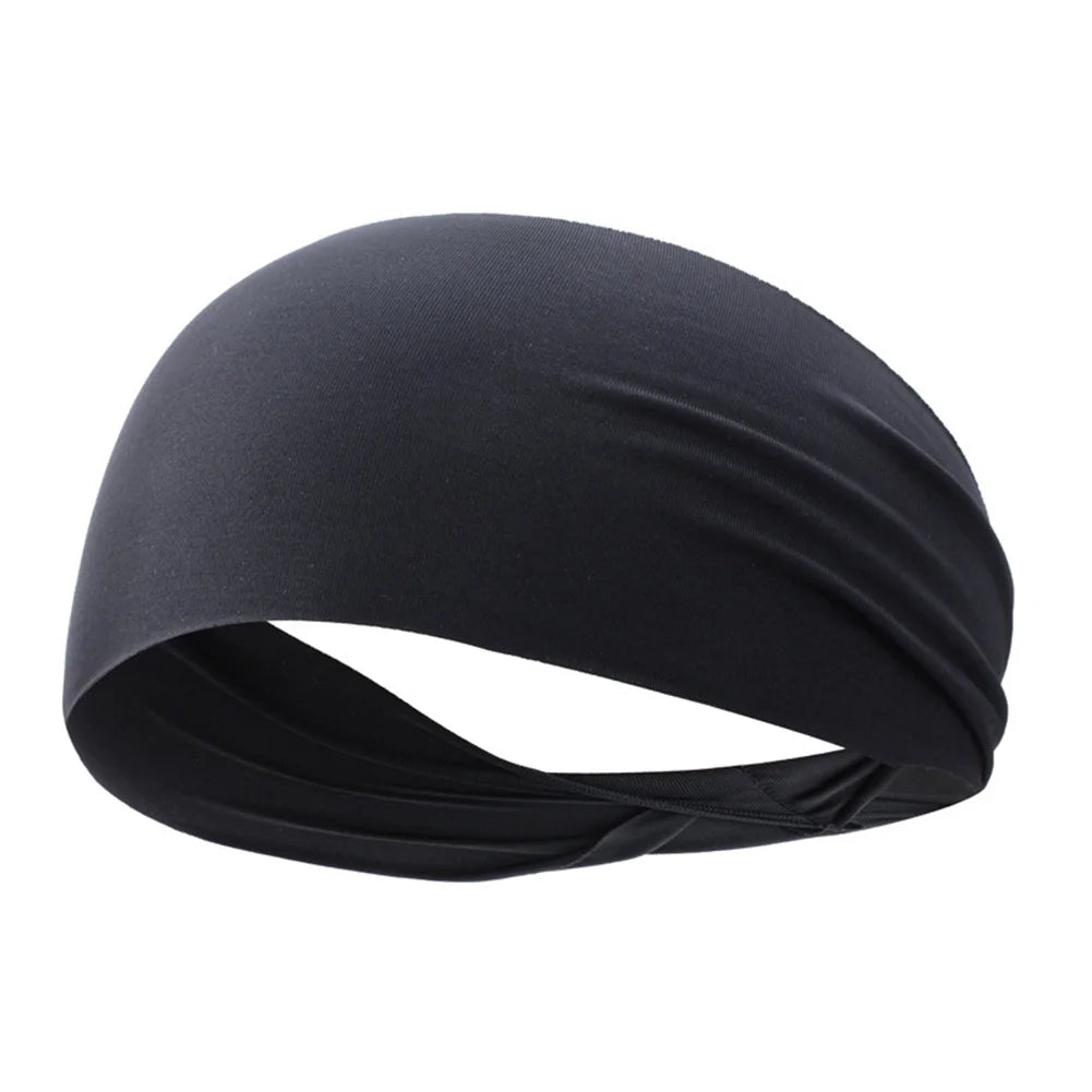 Elastic Sports Headbands For Men Women Quick Dry Sweat Absorption
