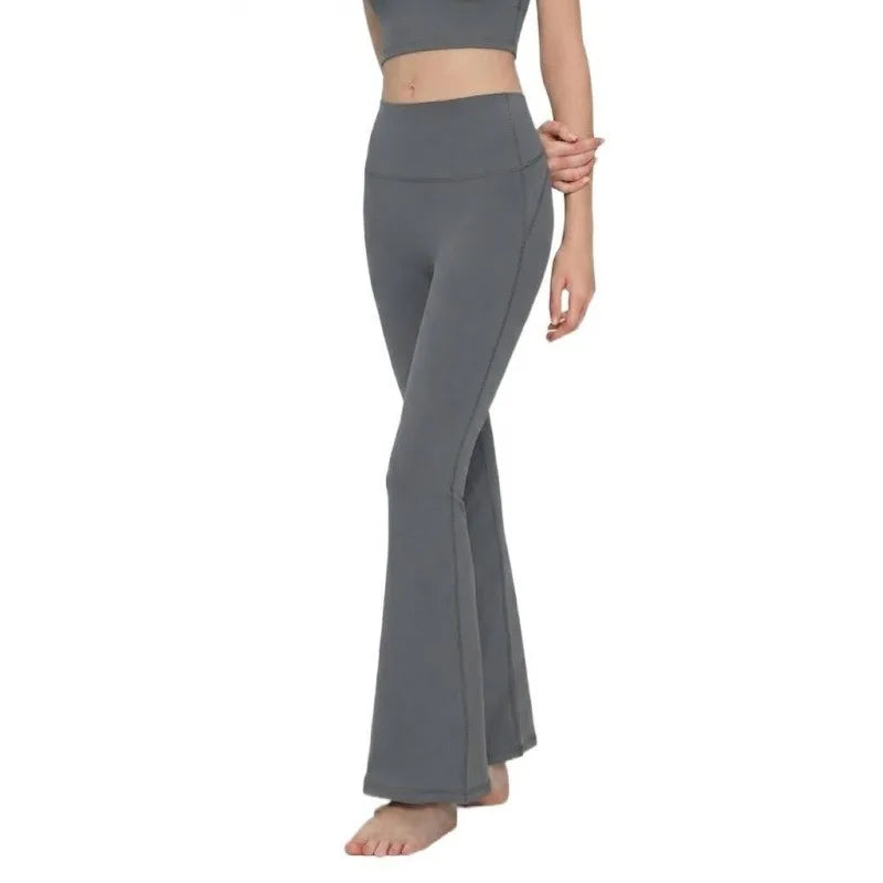Flared Leggings Women High Waist Yoga Pants Breathable Quick Dry