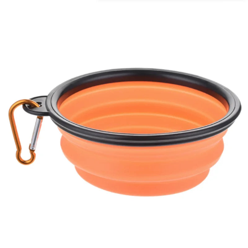 Collapsible Silicone Food And Water Bowl For Cats And Dogs