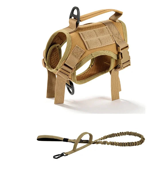 Tactical Cat Harness Vest And Leash Set Adjustable Escape Proof