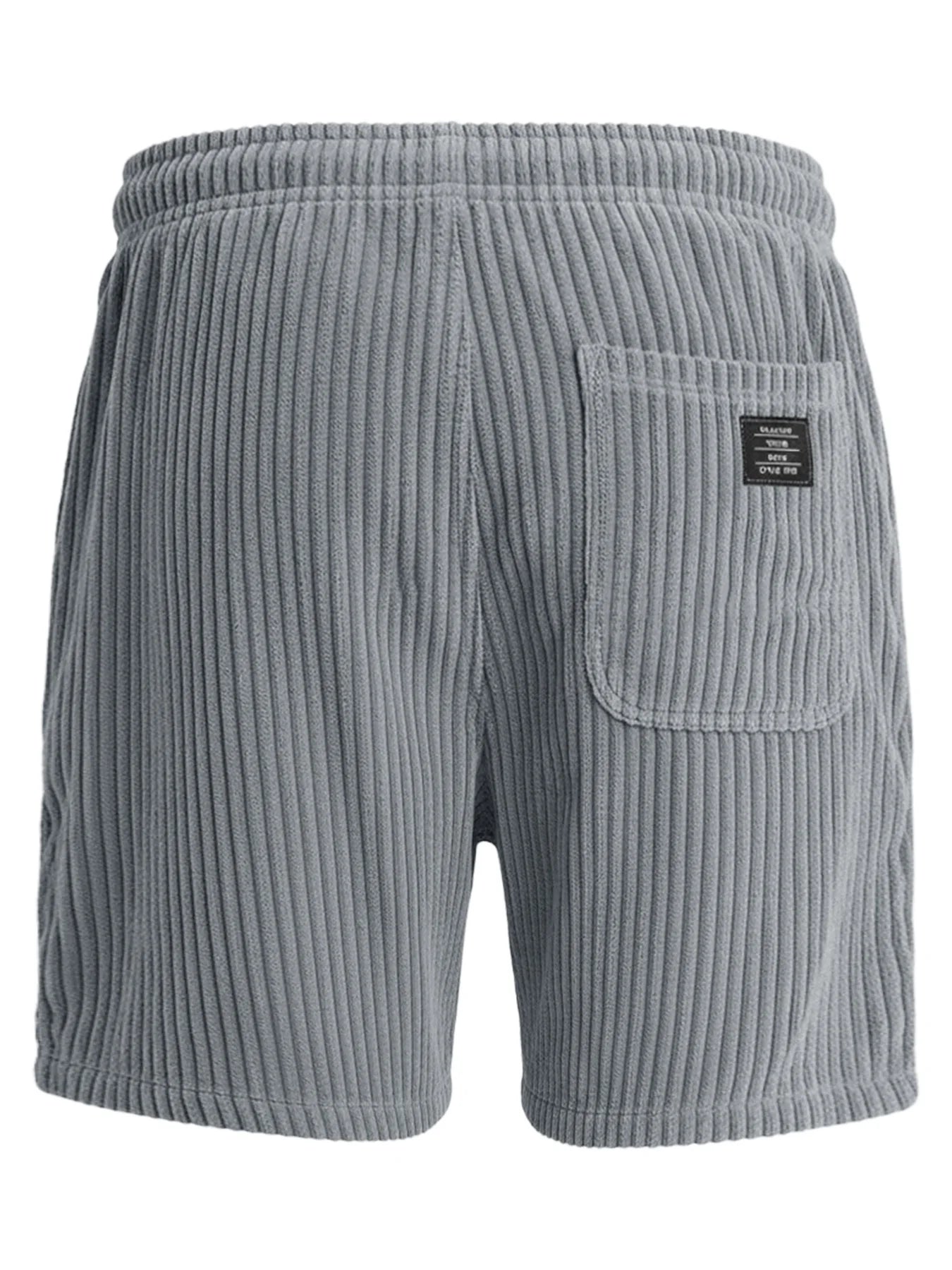 Men's Thick Striped Corduroy Shorts 2 Piece Casual Set