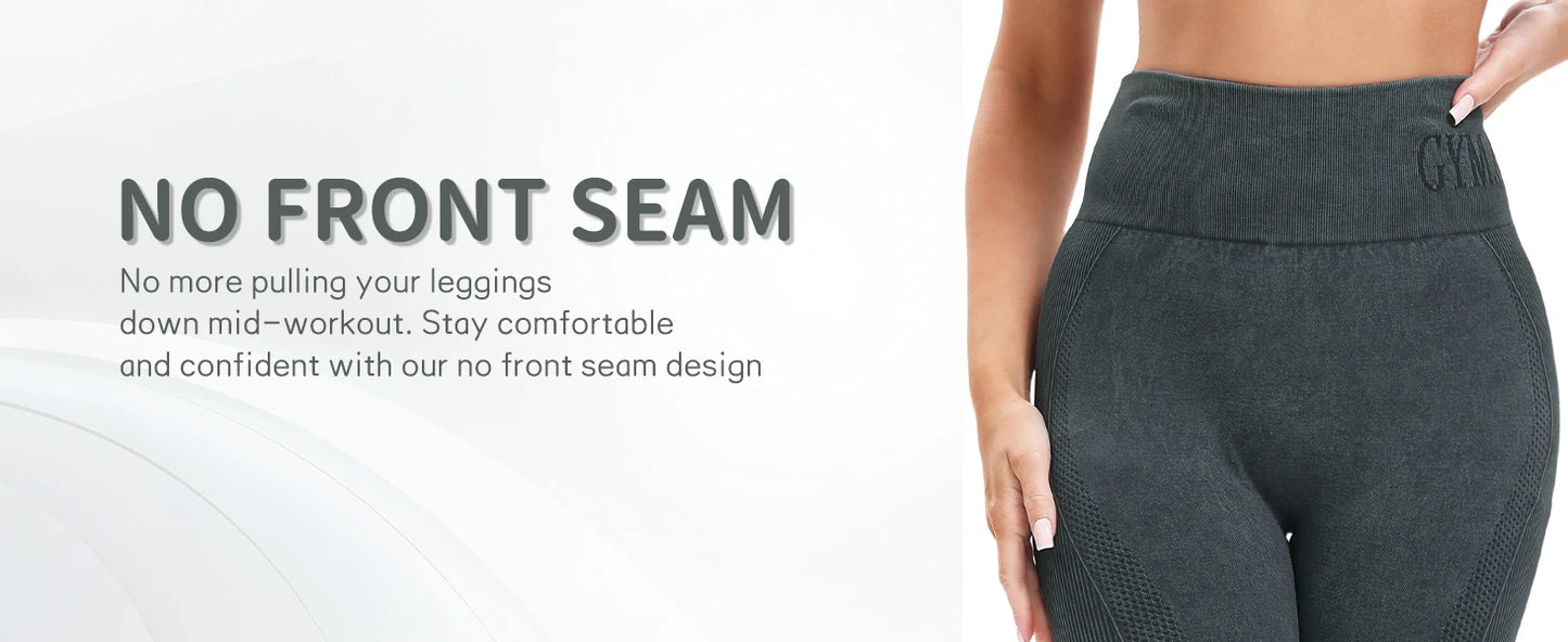 Women High Waisted Fitness Leggings 2 Pack For Gym Running