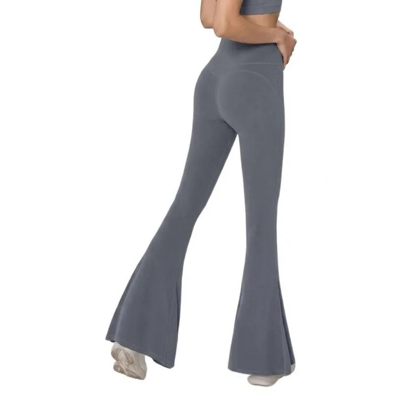 Flared Leggings Women High Waist Yoga Pants Breathable Quick Dry