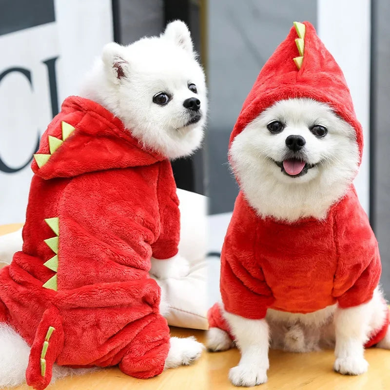 Winter Warm Cosplay Dog Hoodie Coat Jackets For Dogs
