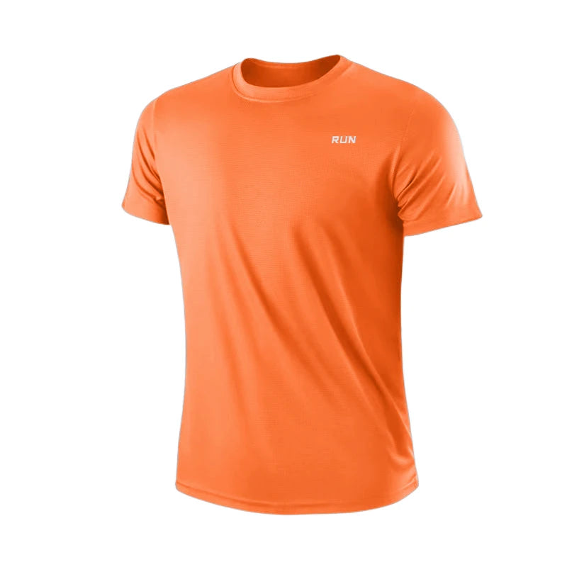 Men's Quick Dry Short Sleeve Performance Tee For Active Wear