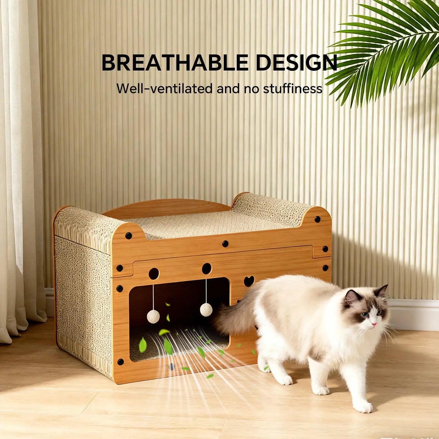 Cat Scratching Board And Resting Bed For Claw Care