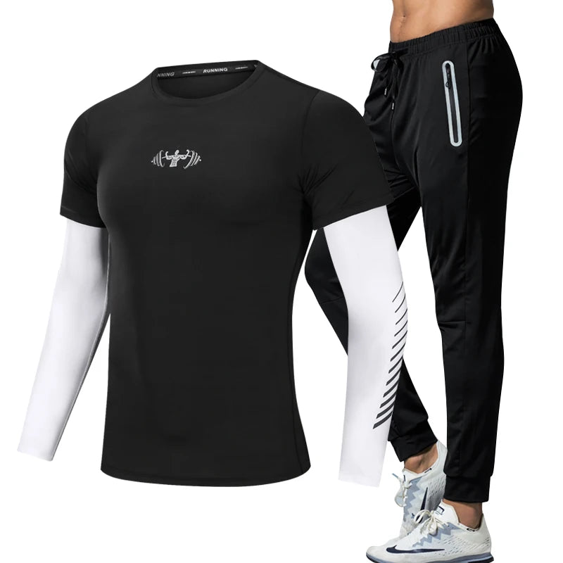 Quick Dry Men's Training Sportswear Set