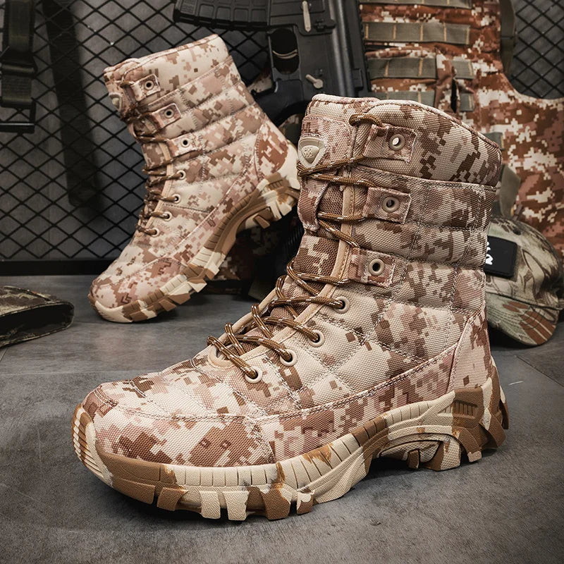 Men's Lightweight Tactical Hiking Hunting Boots For Outdoor Adventures