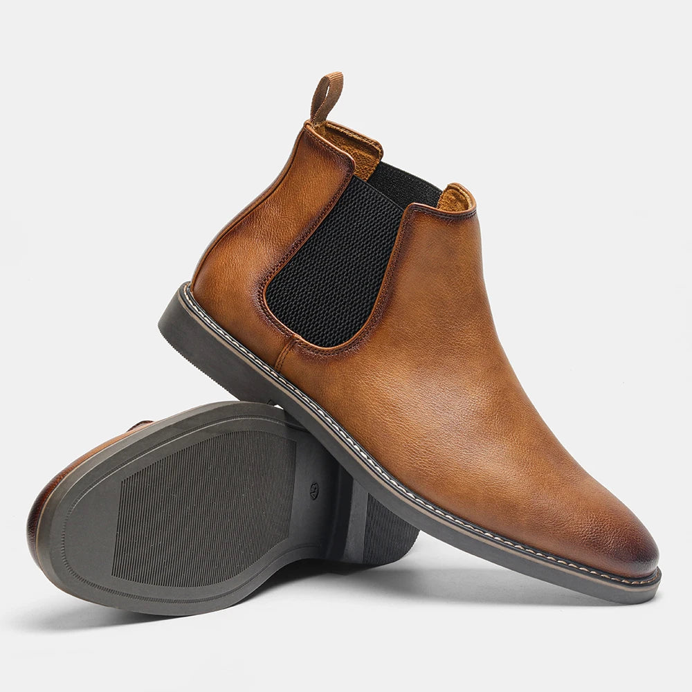 Journey Men's Casual Chelsea Boots Comfortable Everyday Footwear