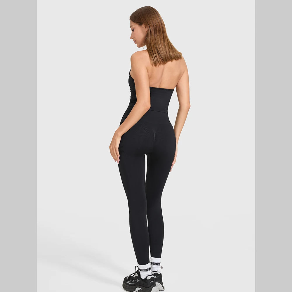 Women HighWaisted Leggings With Push Up Bra For Yoga