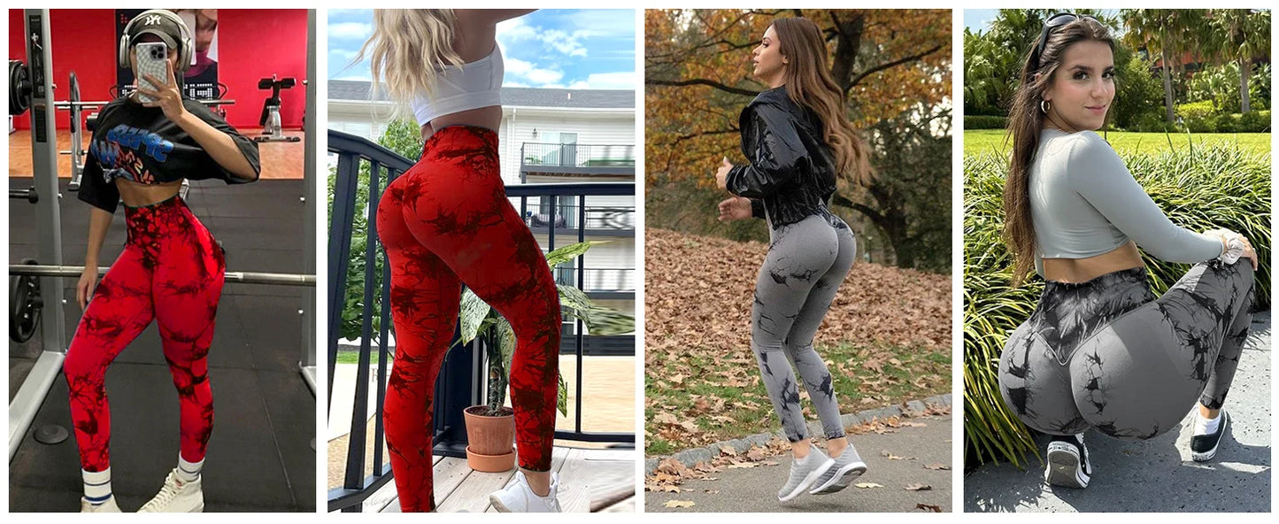 Women High Waisted Fitness Leggings 2 Pack For Gym Running
