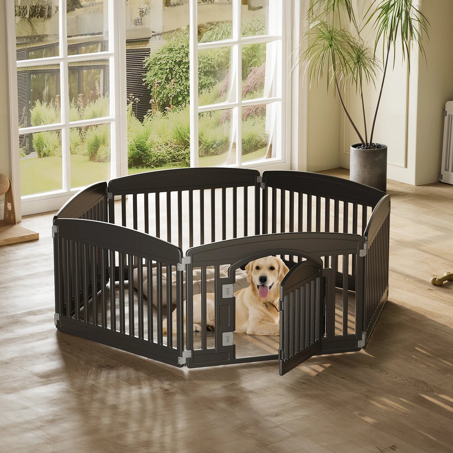 Expandable Pet Fence For Medium Dogs