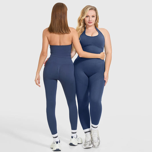 Women HighWaisted Leggings With Push Up Bra For Yoga