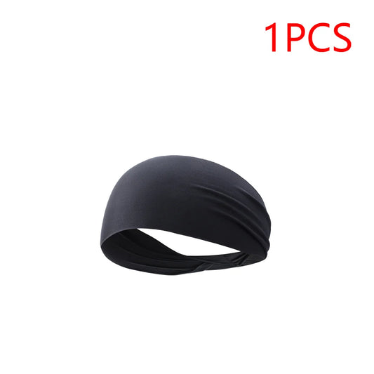 Elastic Sports Headbands For Men Women Quick Dry Sweat Absorption