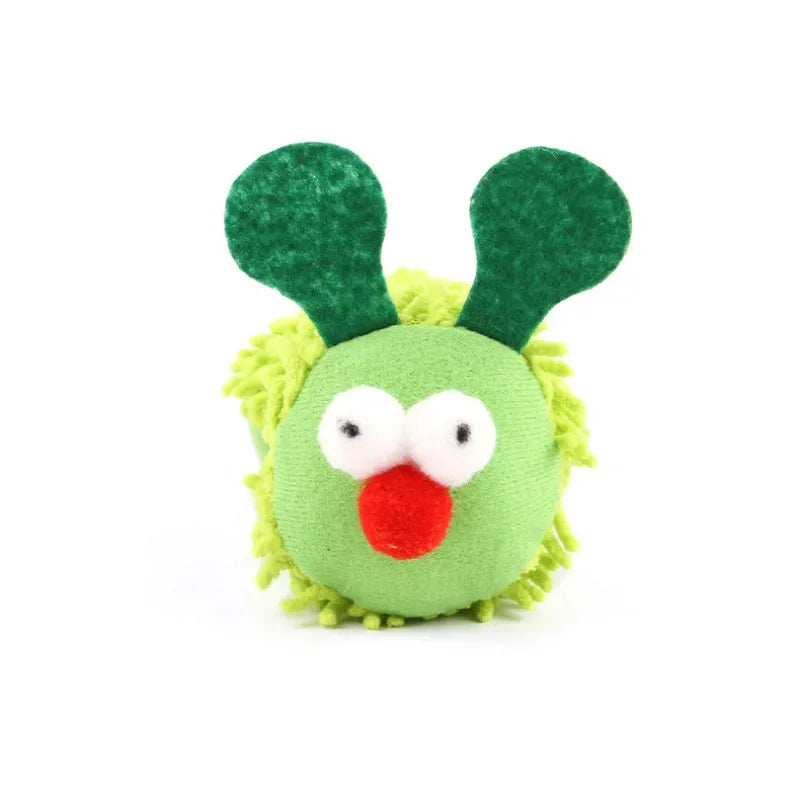 Caterpillar Catnip Plush Chew Toy For Cats Safe Fun Entertainment