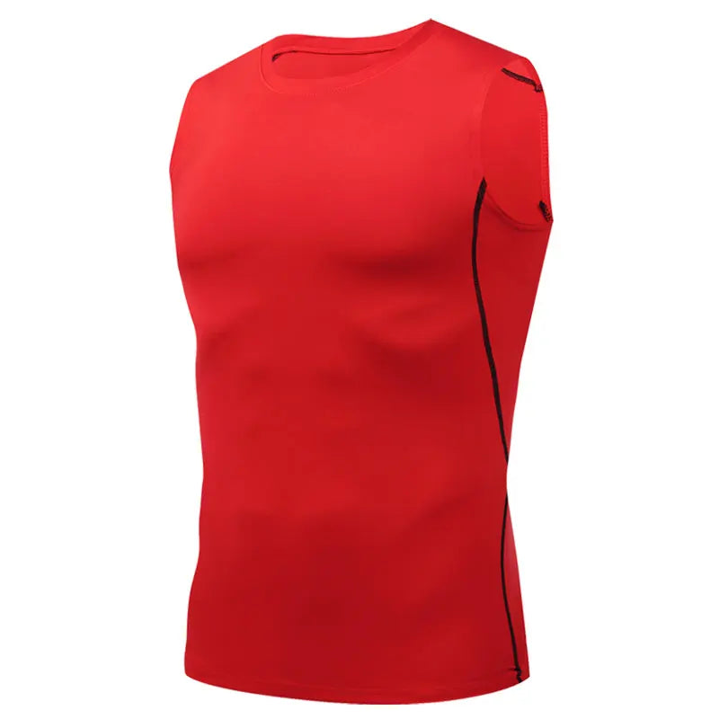 Men's Compression Elastic Sports Tank Top Performance Breathable