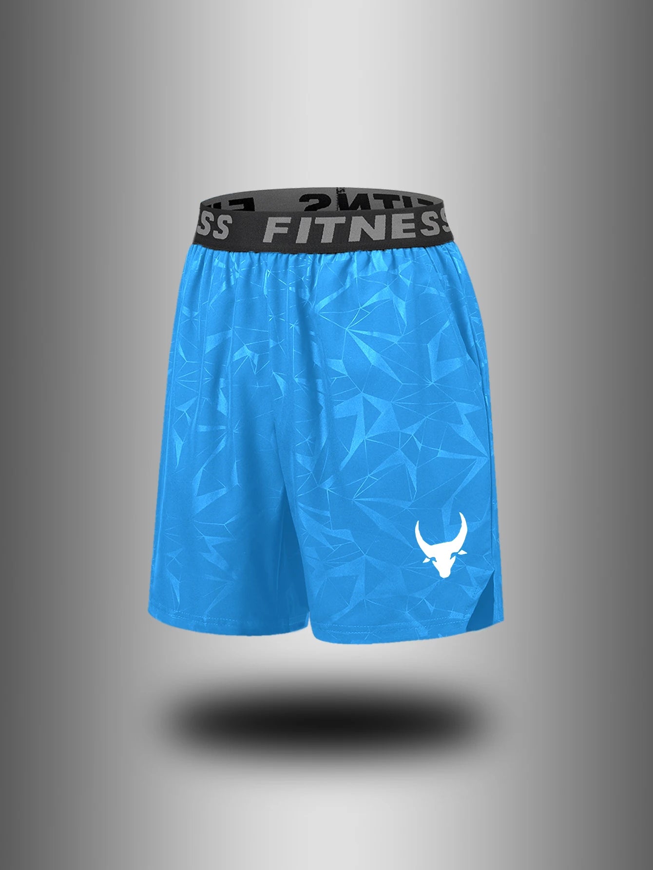 Men's Quick Dry Athletic Shorts With Elastic Waistband For Running