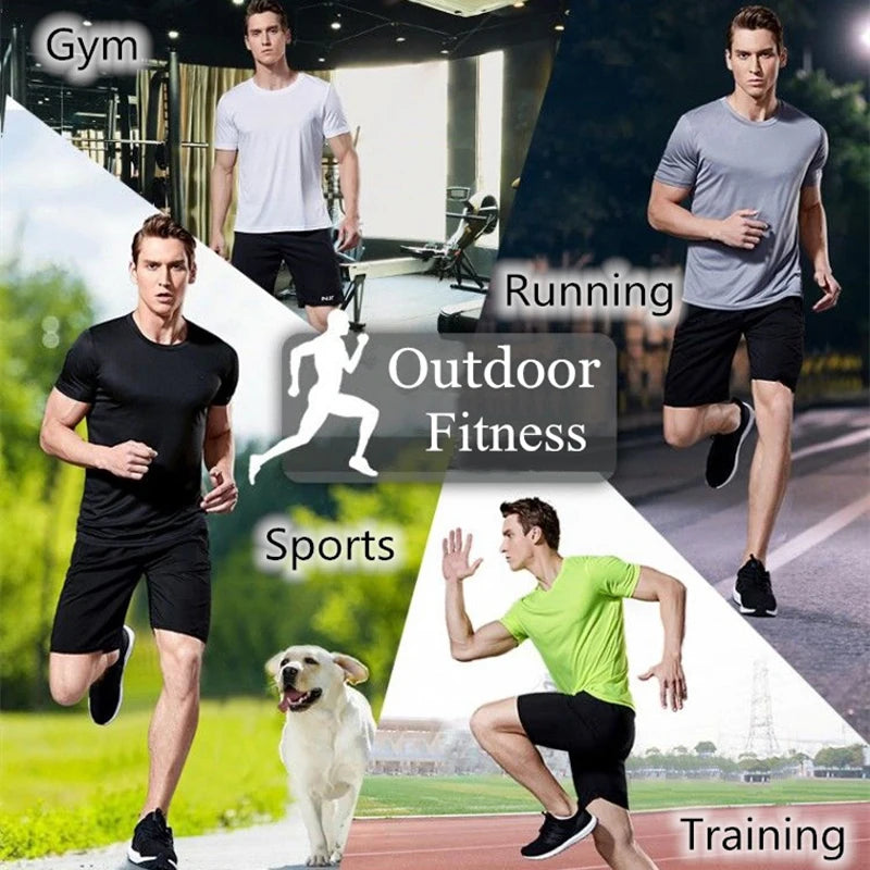 Men's Quick Dry Short Sleeve Performance Tee For Active Wear
