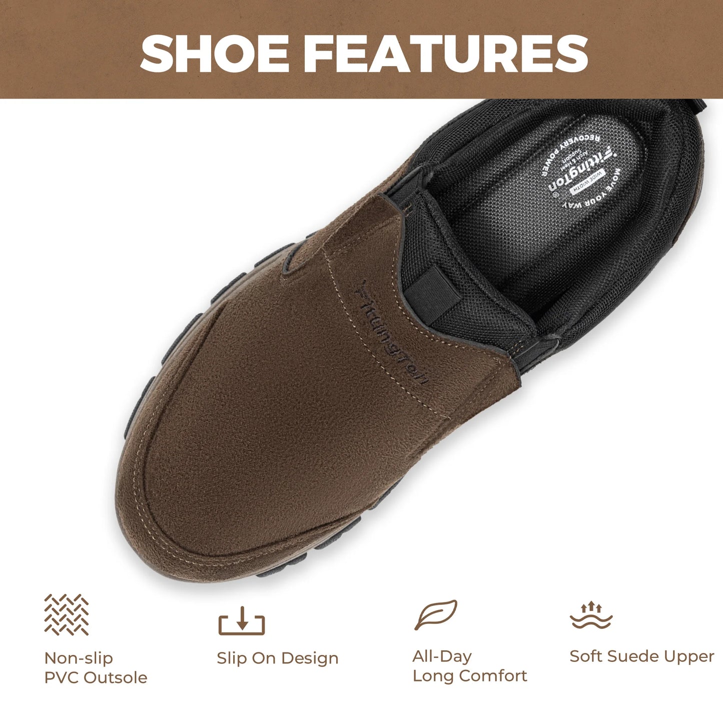 Men's Slip-On Shoes Loafers for Professional Business Casual Attire