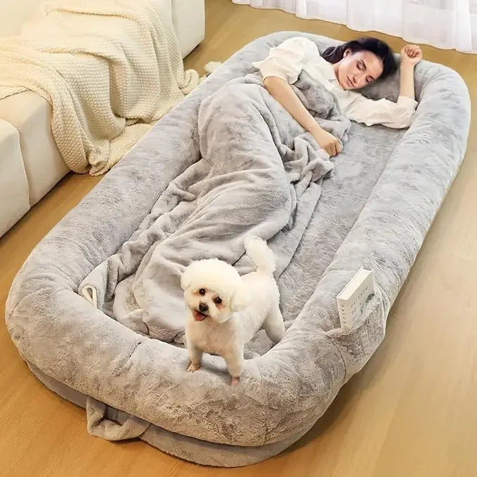 71" Dog Bed, Removable Cover, Washable, Waterproof, Orthopedic Design