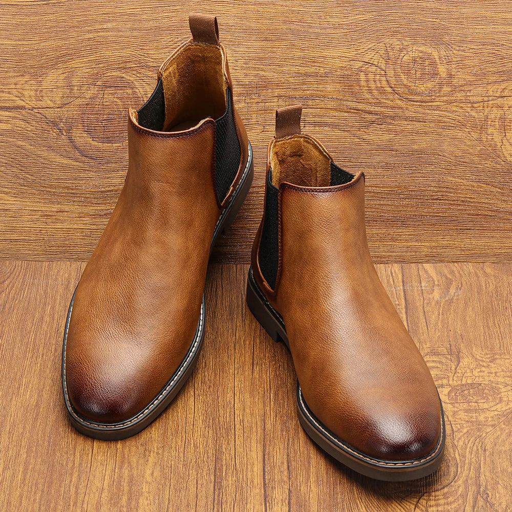 Journey Men's Casual Chelsea Boots Comfortable Everyday Footwear