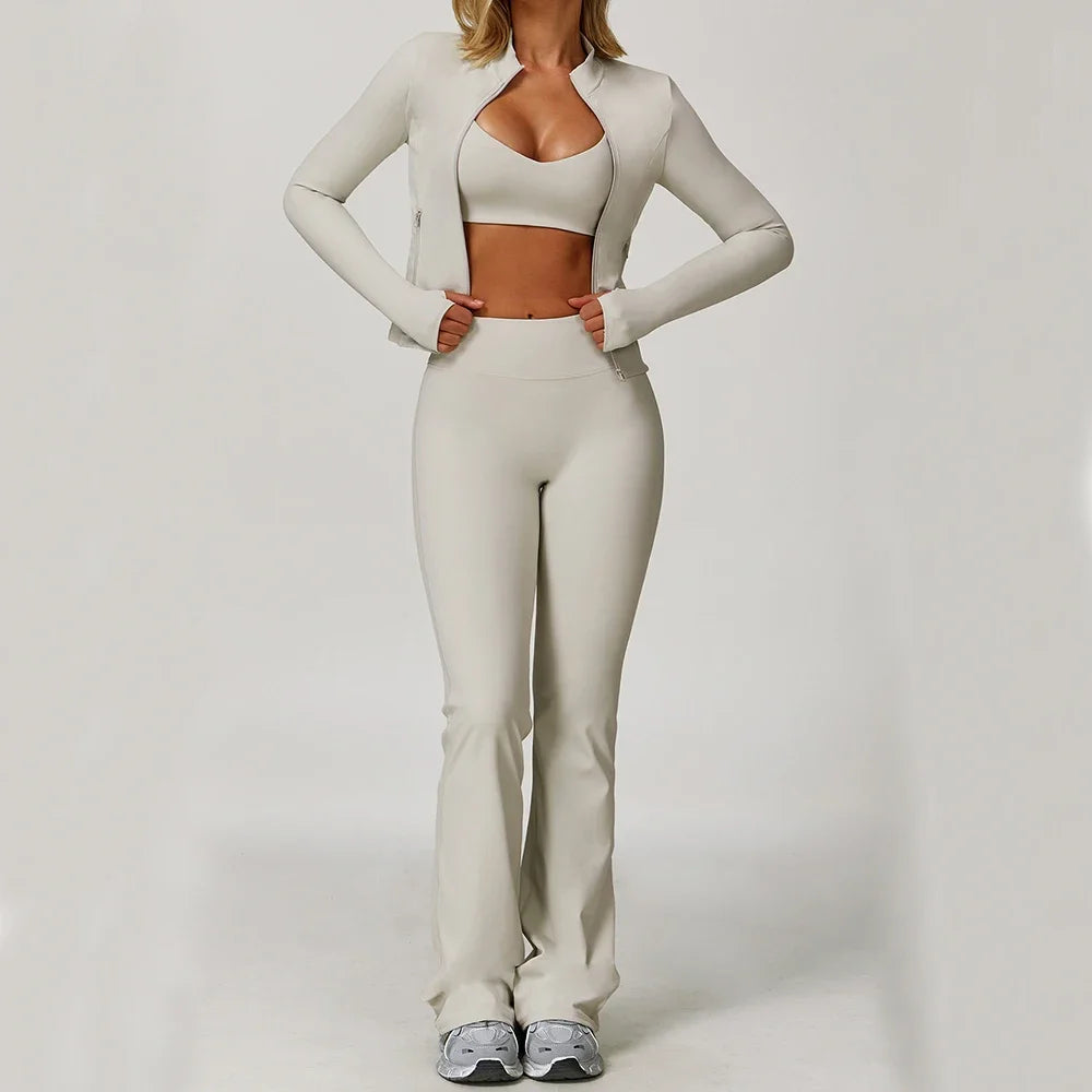 Women's 3pc Gym Set for Workout and Training Essentials