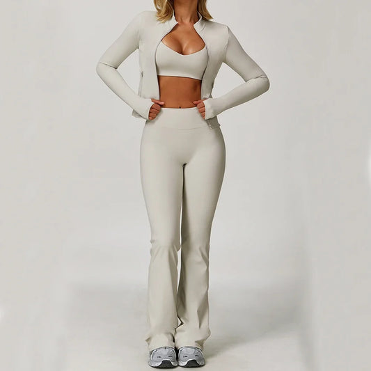 Women's 3pc Gym Set for Workout and Training Essentials