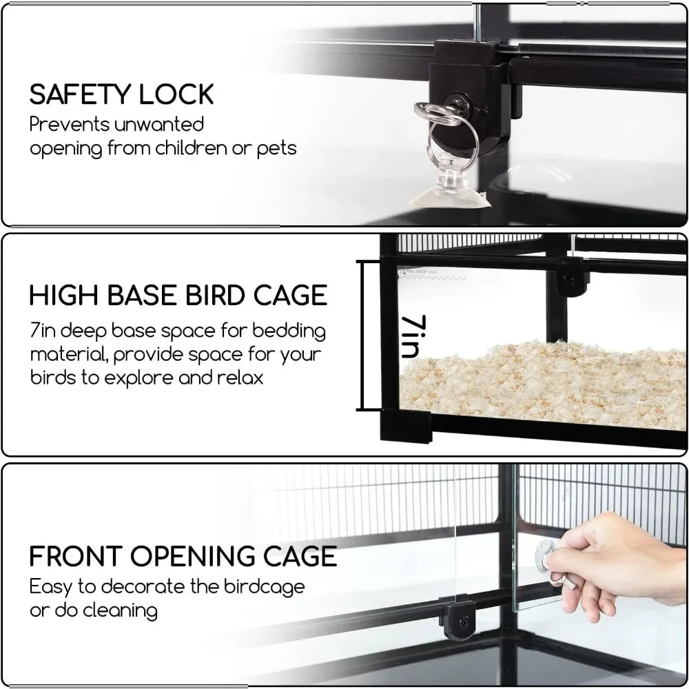 Birdhouse Bird Cage and Accessories