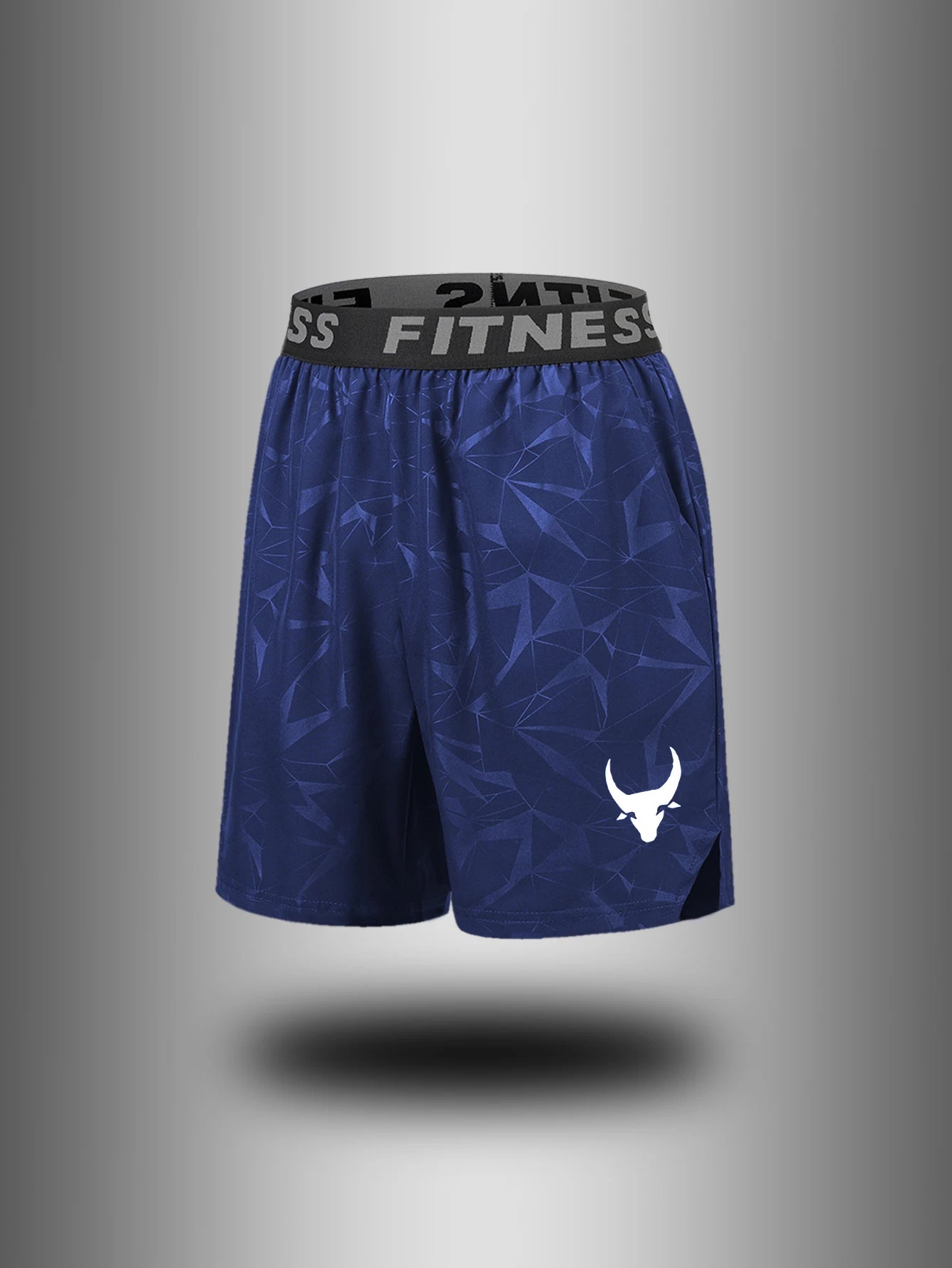 Men's Quick Dry Athletic Shorts With Elastic Waistband For Running