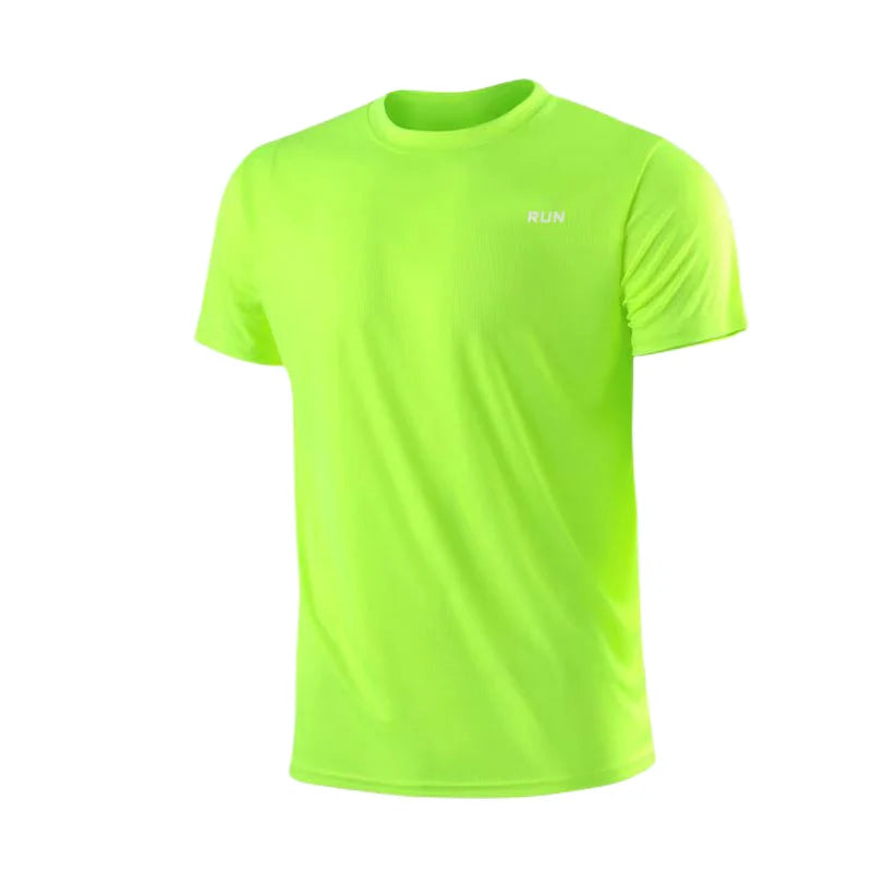 Men's Quick Dry Short Sleeve Performance Tee For Active Wear