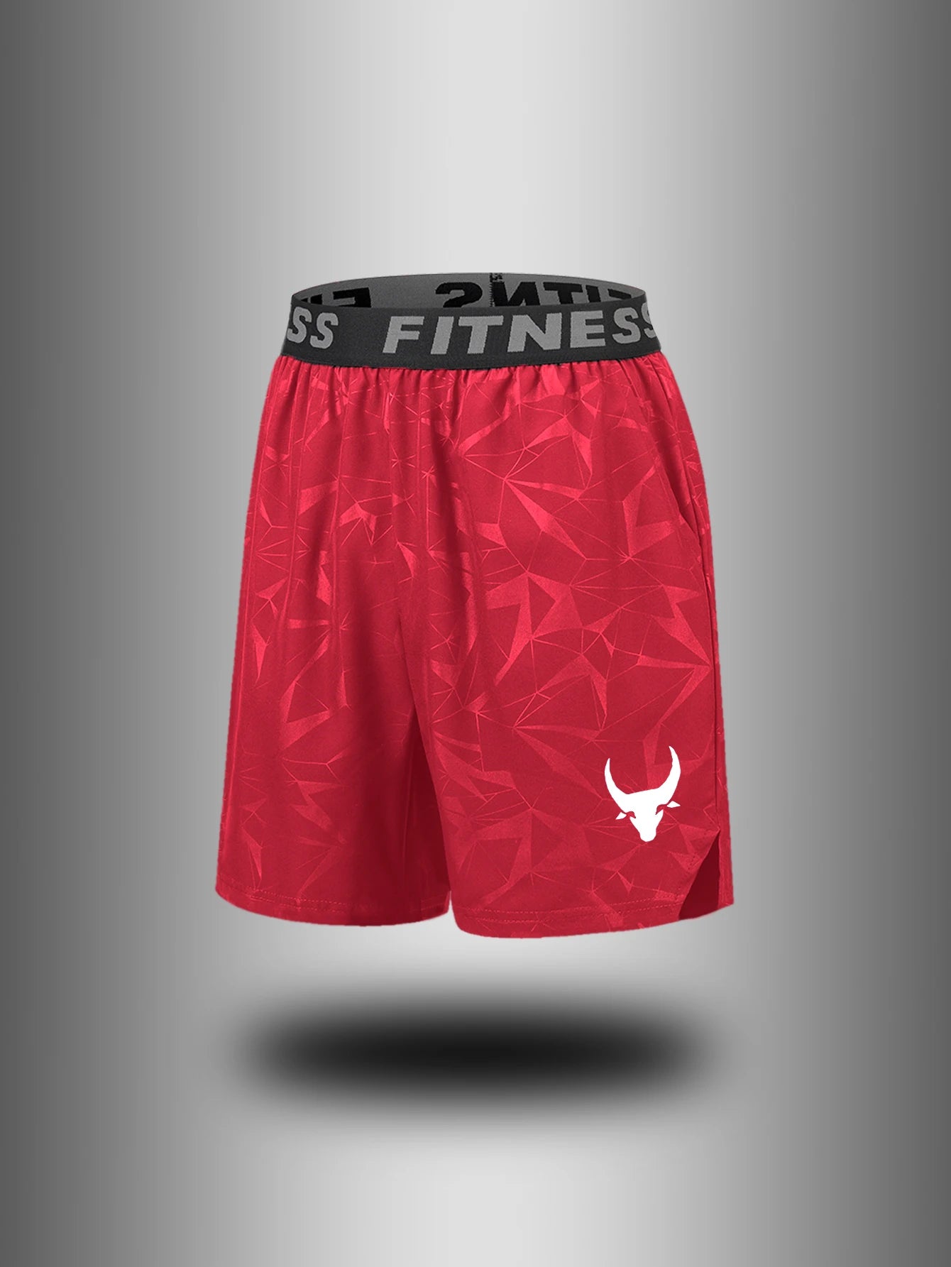 Men's Quick Dry Athletic Shorts With Elastic Waistband For Running