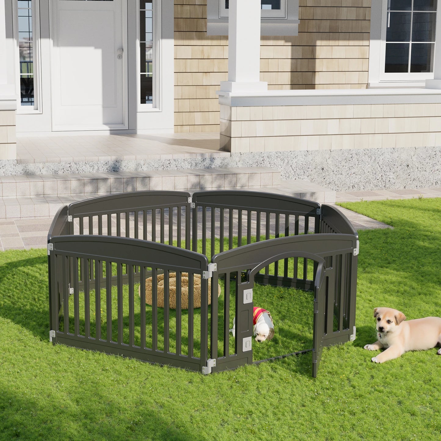 Expandable Pet Fence For Medium Dogs