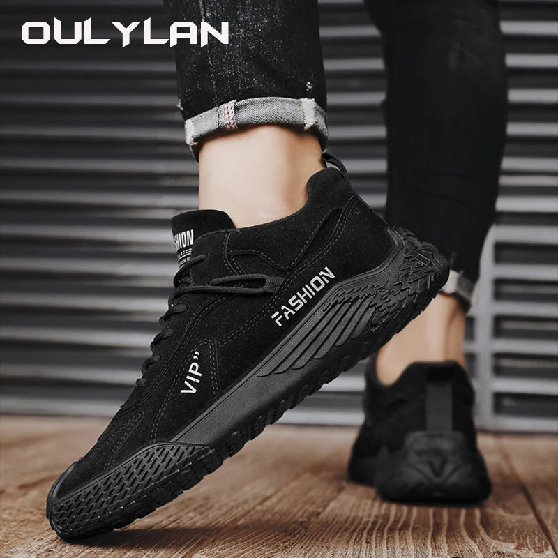 Men's Trendy Active Wear Anti Slip, Slip On Sneakers