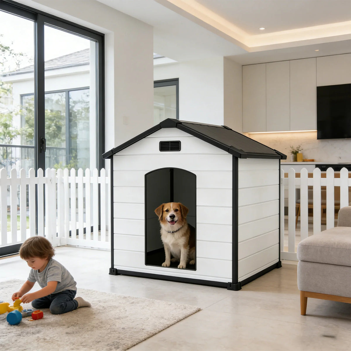 Comfortable Dog House for Small Medium Large Dogs and Cats