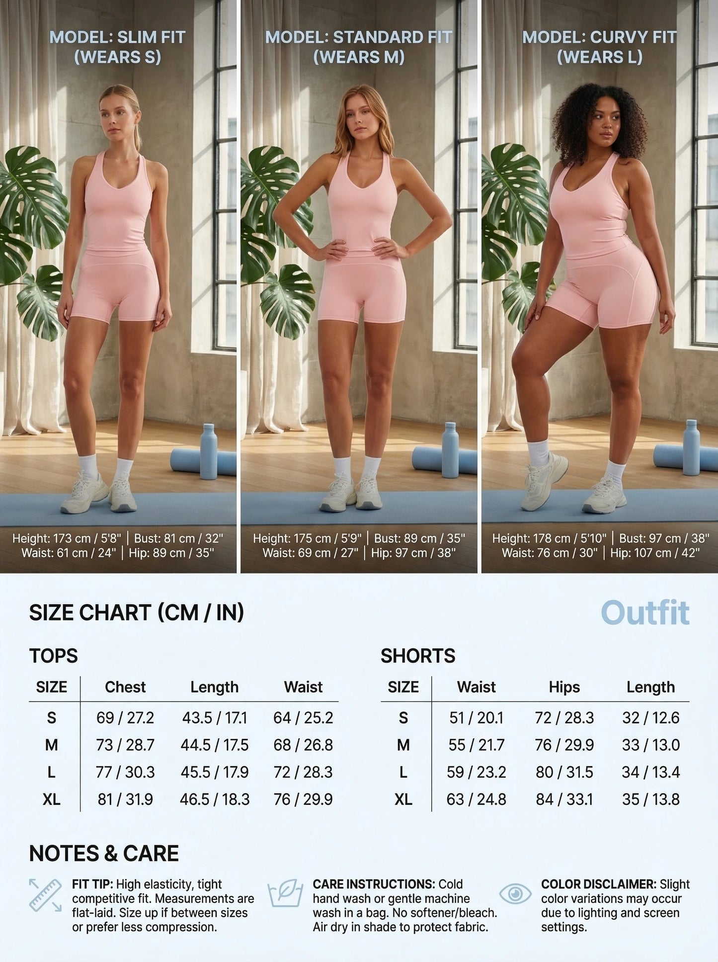 2 Piece Yoga Set With Comfortable Stretch Fabric For Beginners
