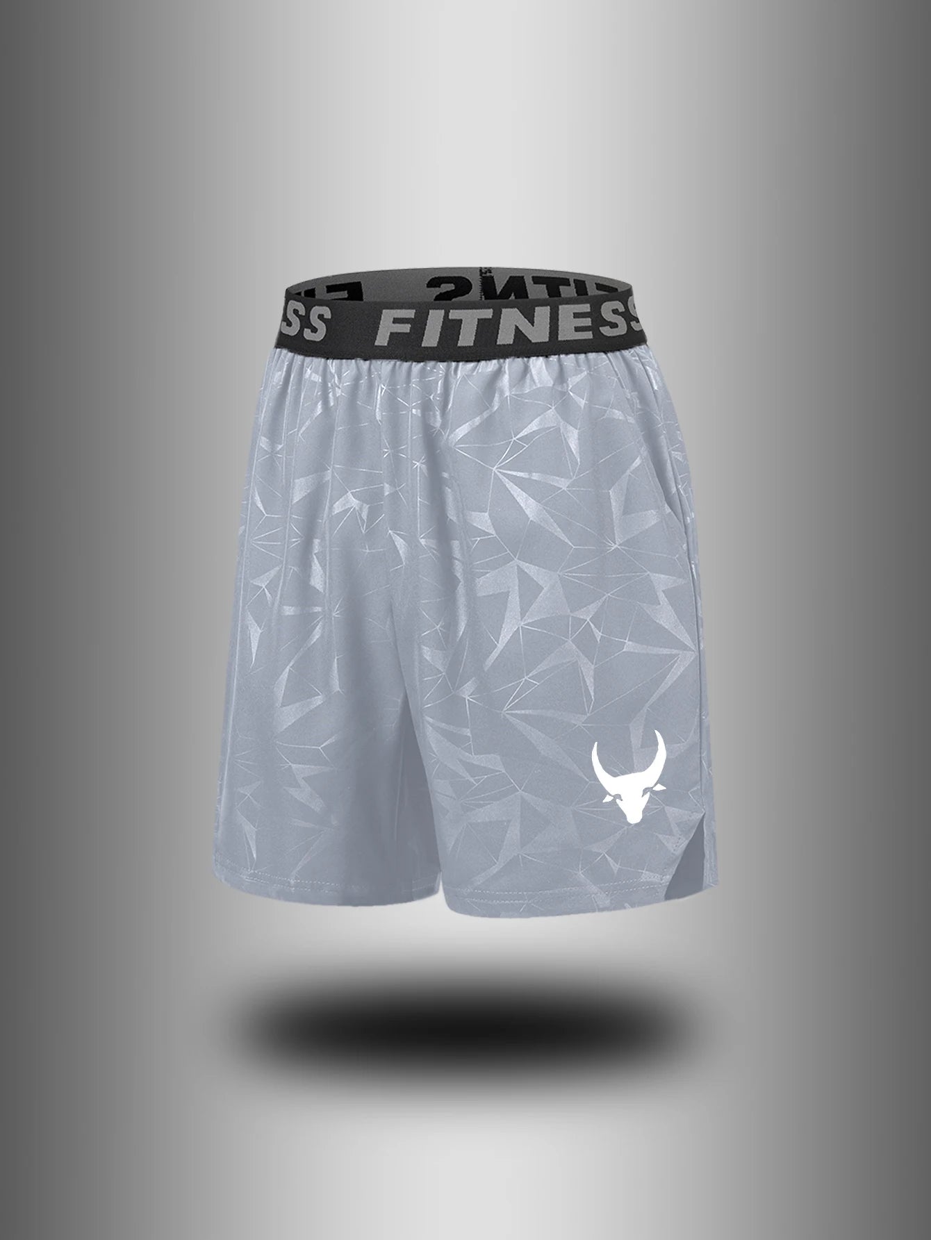 Men's Quick Dry Athletic Shorts With Elastic Waistband For Running