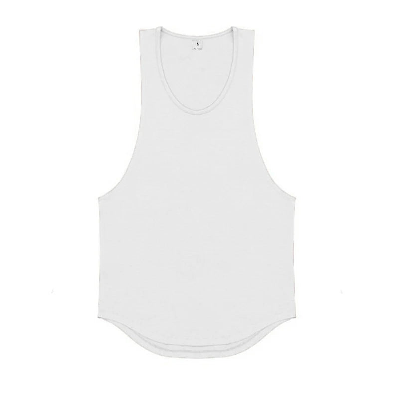 Cotton Breathable Sleeveless Muscle Tank Tops For Men
