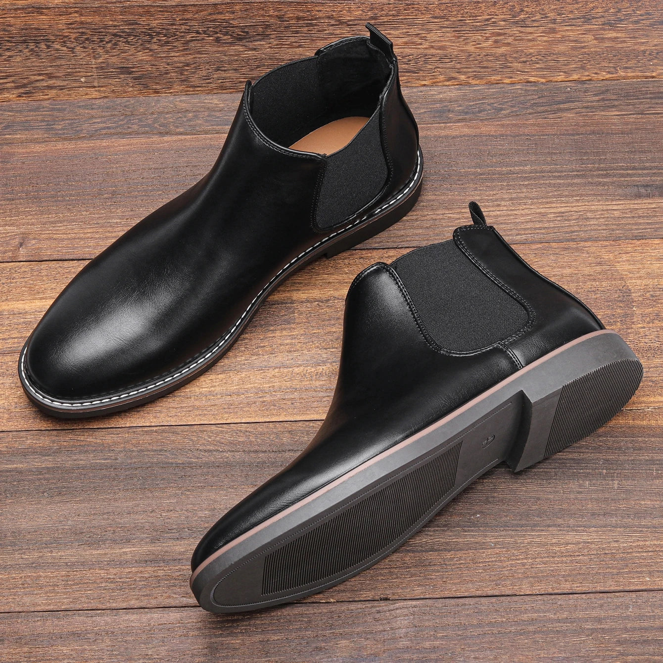 Journey Men's Casual Chelsea Boots Comfortable Everyday Footwear