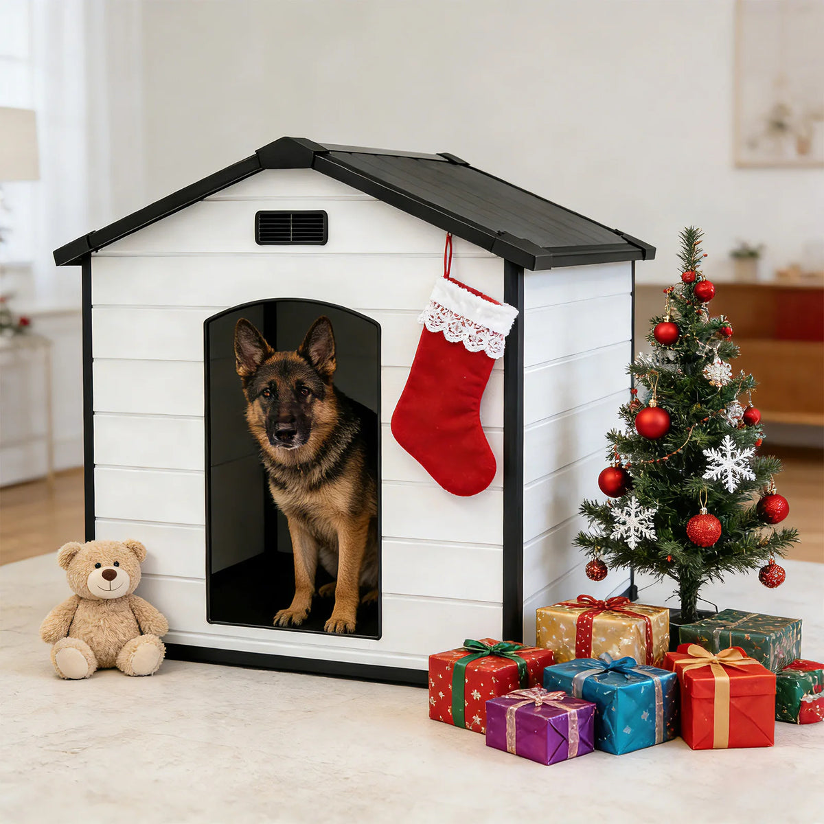 Comfortable Dog House for Small Medium Large Dogs and Cats
