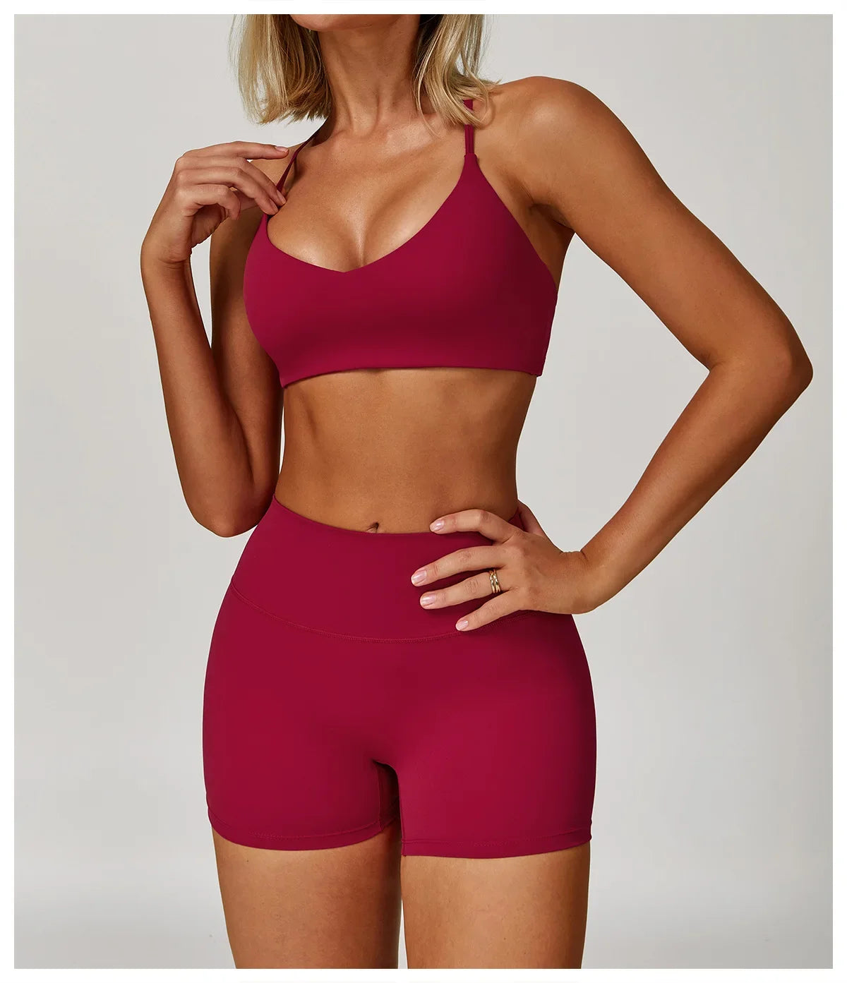 Women's 3pc Gym Set for Workout and Training Essentials