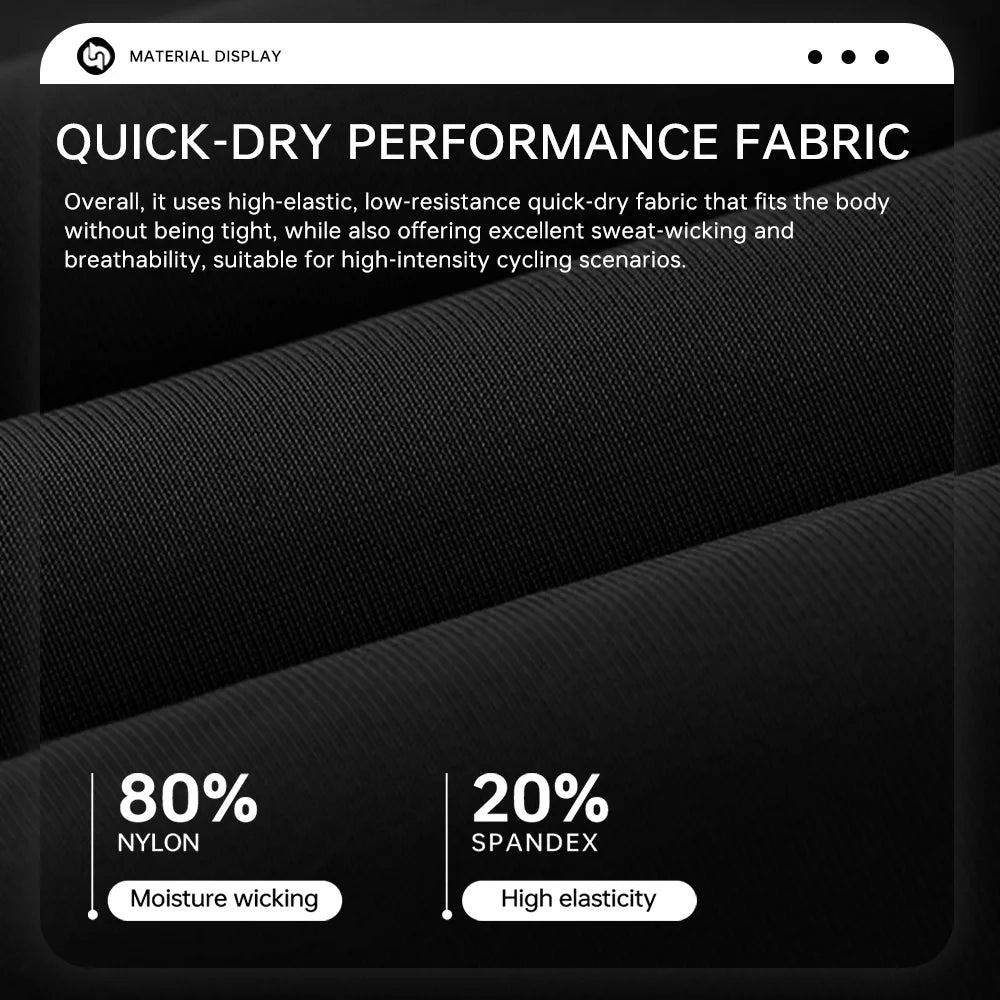 Men's Cycling Bib Pants Anti Slip Leg Grips Padded