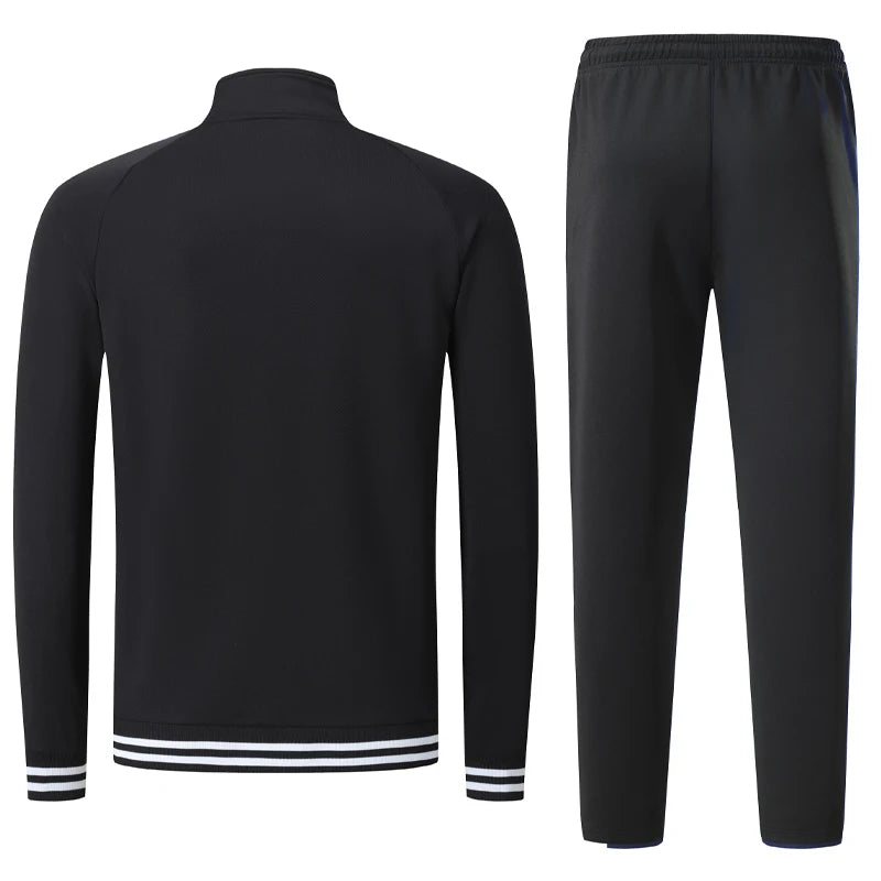 Tracksuit With Zipper and Pocket Sets for Training
