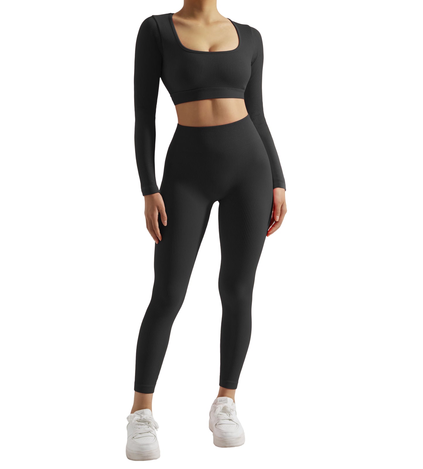Women Yoga Set Two Piece Quick Drying Fitness Wear