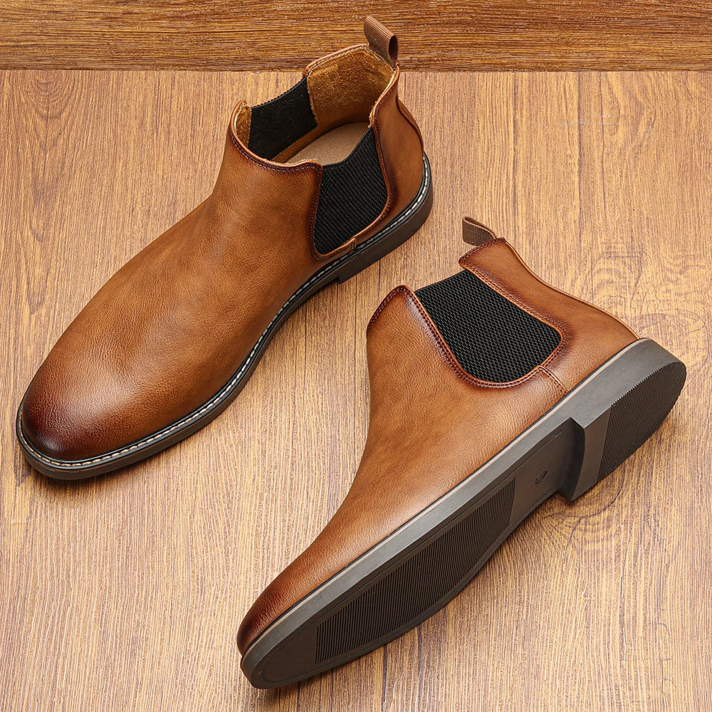 Journey Men's Casual Chelsea Boots Comfortable Everyday Footwear